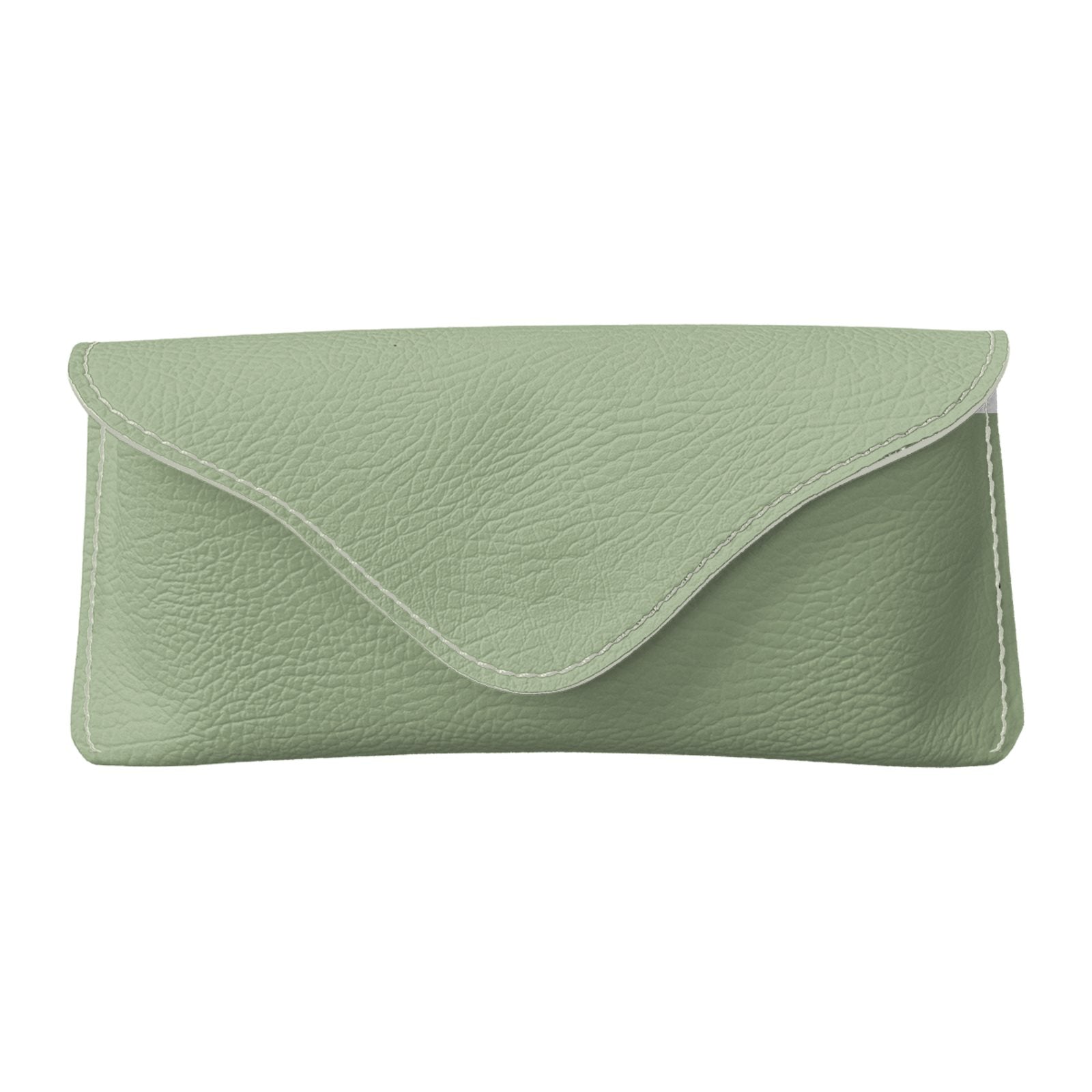 Leather Glasses Case in Sage