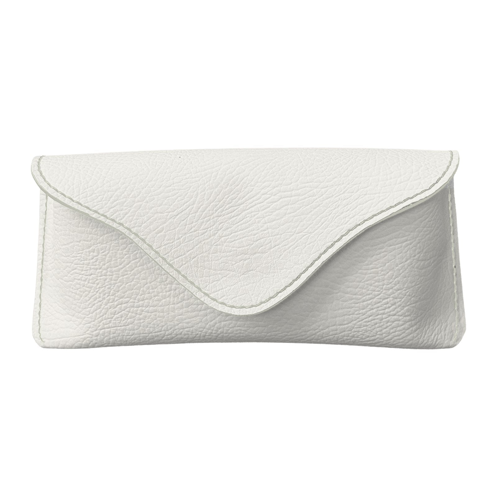 Leather Glasses Case in Linen