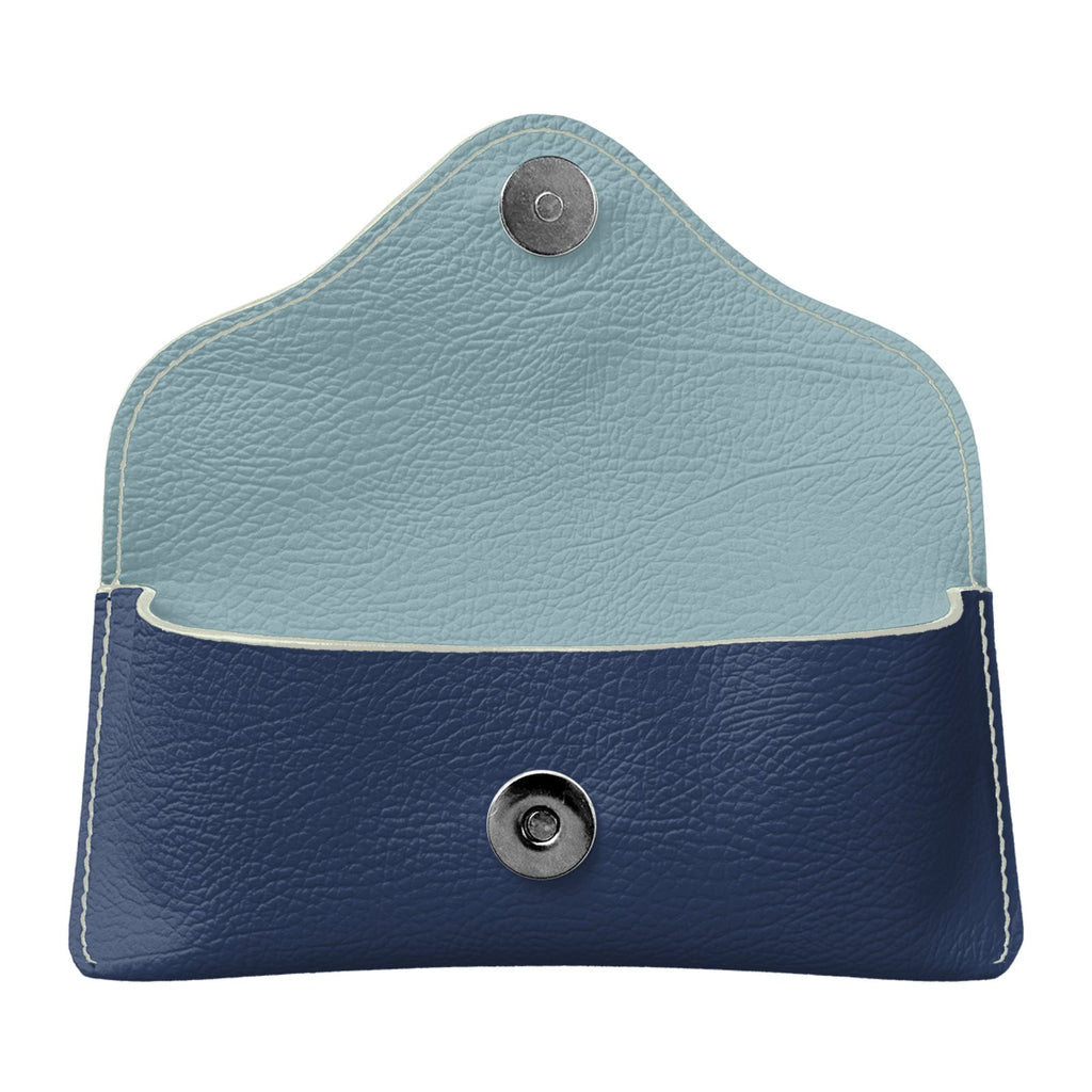 Leather Glasses Case in Harbor
