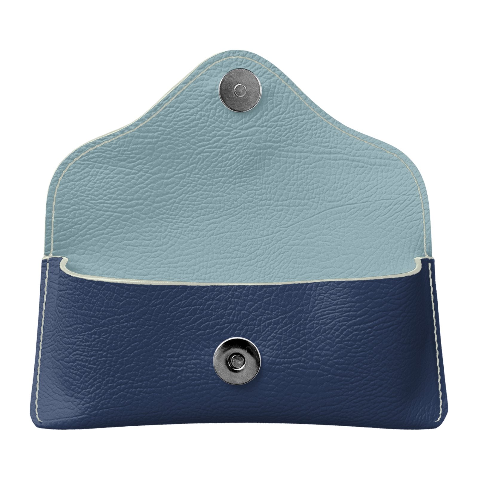 Leather Glasses Case in Harbor