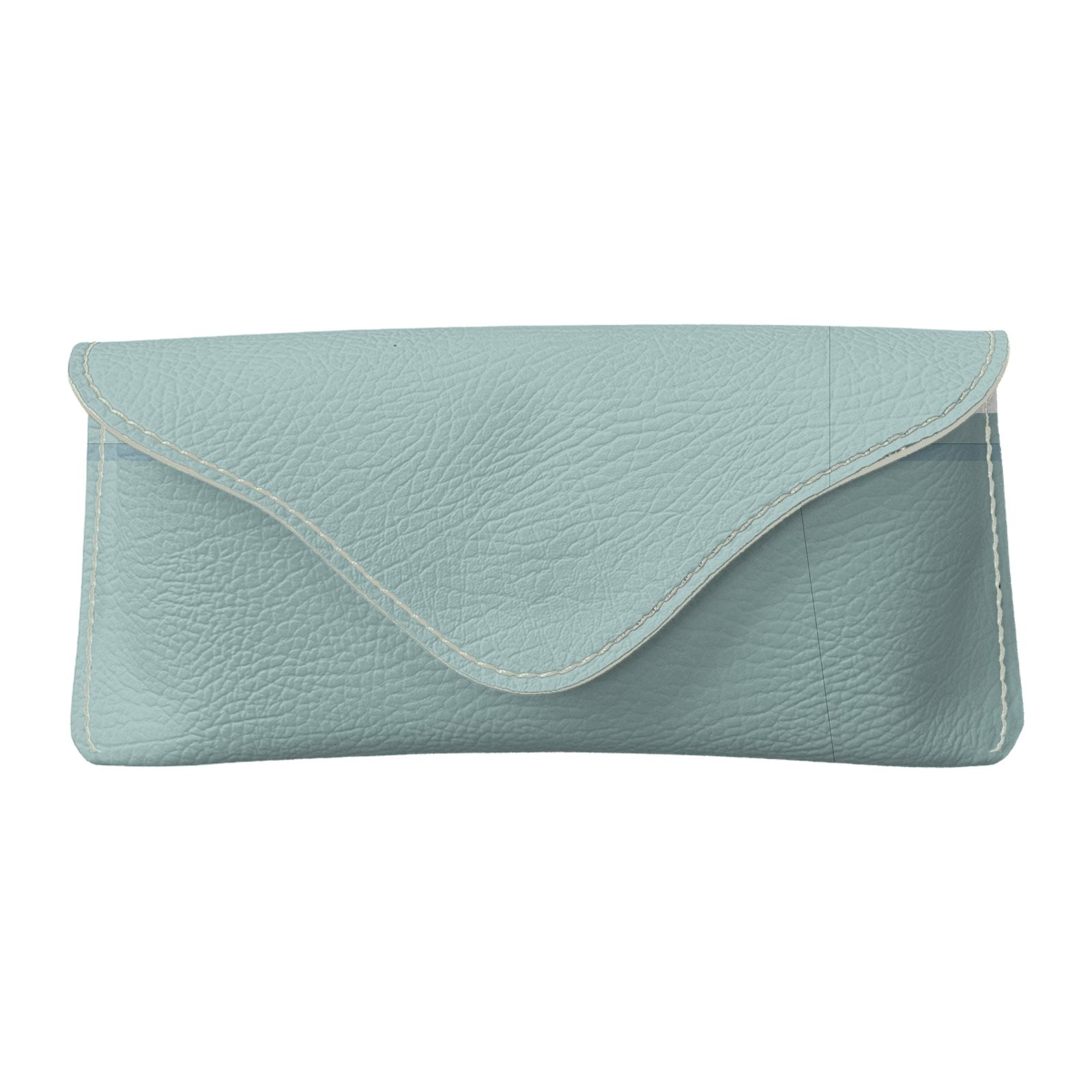 Leather Glasses Case in Pebble