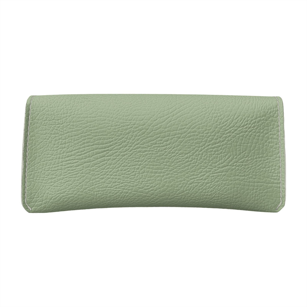 Leather Glasses Case in Sage