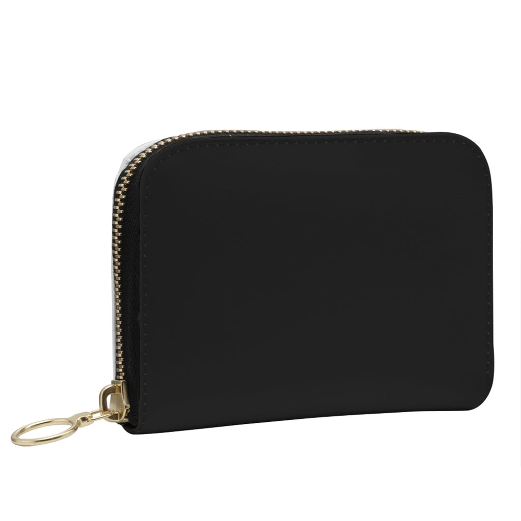 Small Leather Zip Wallet in Midnight