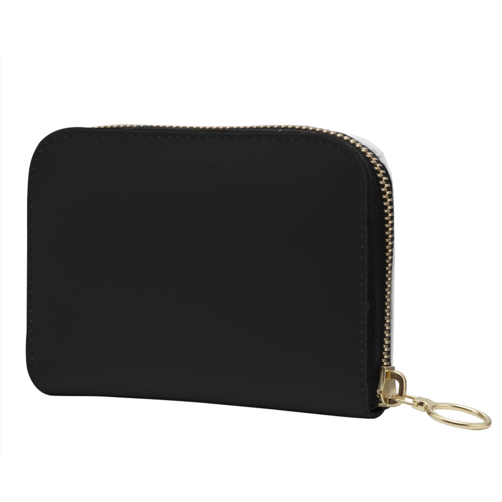 Small Leather Zip Wallet in Midnight