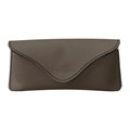 Leather Glasses Case in Noir Truffle