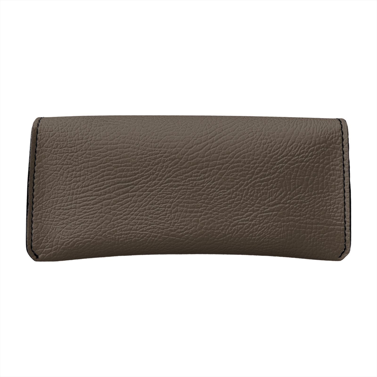 Leather Glasses Case in Noir Truffle