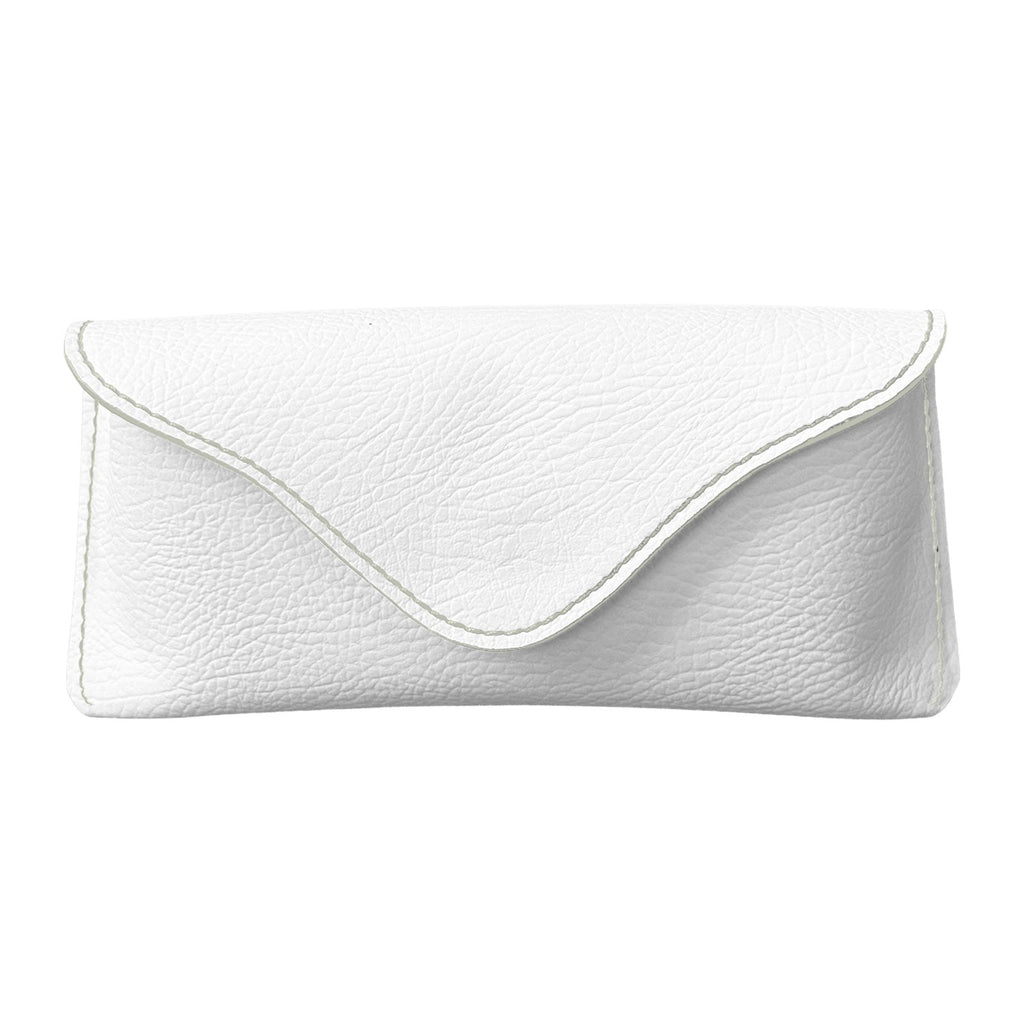 Leather Glasses Case in Snow