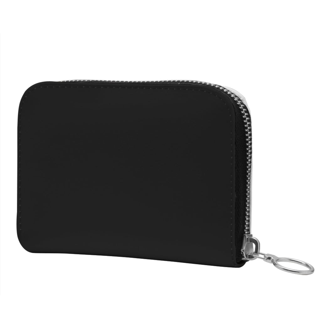 Small Leather Zip Wallet in Midnight