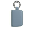 Leather Keyring in Ocean