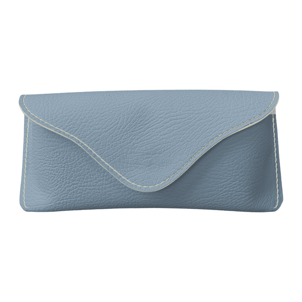 Leather Glasses Case in Ocean