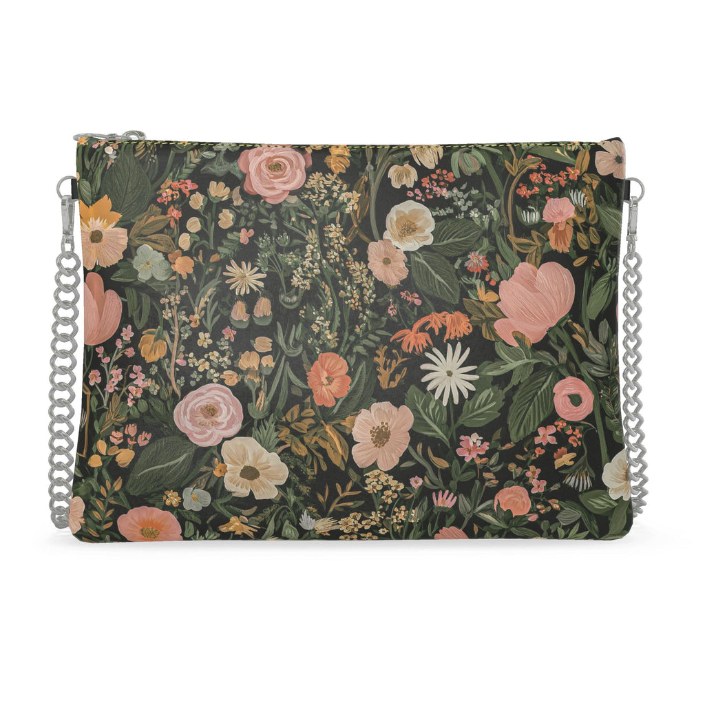 Vintage Botanica Madeleine Crossbody Bag With Chain