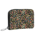 Vintage Botanica Small Leather Zip Wallet