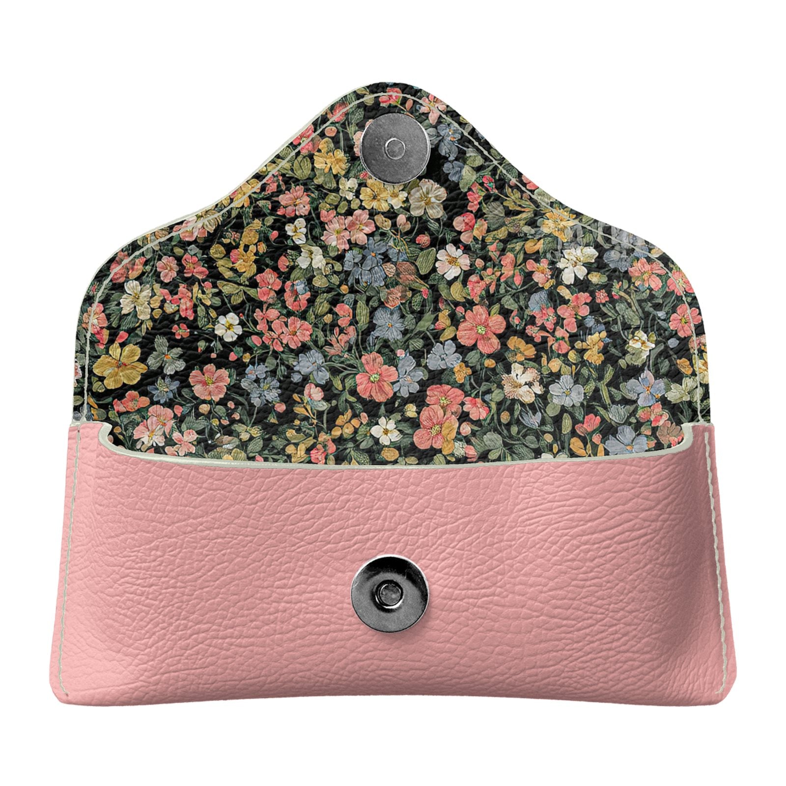 Vintage Botanica Leather Glasses Case in Petal