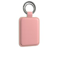 Leather Keyring in Petal