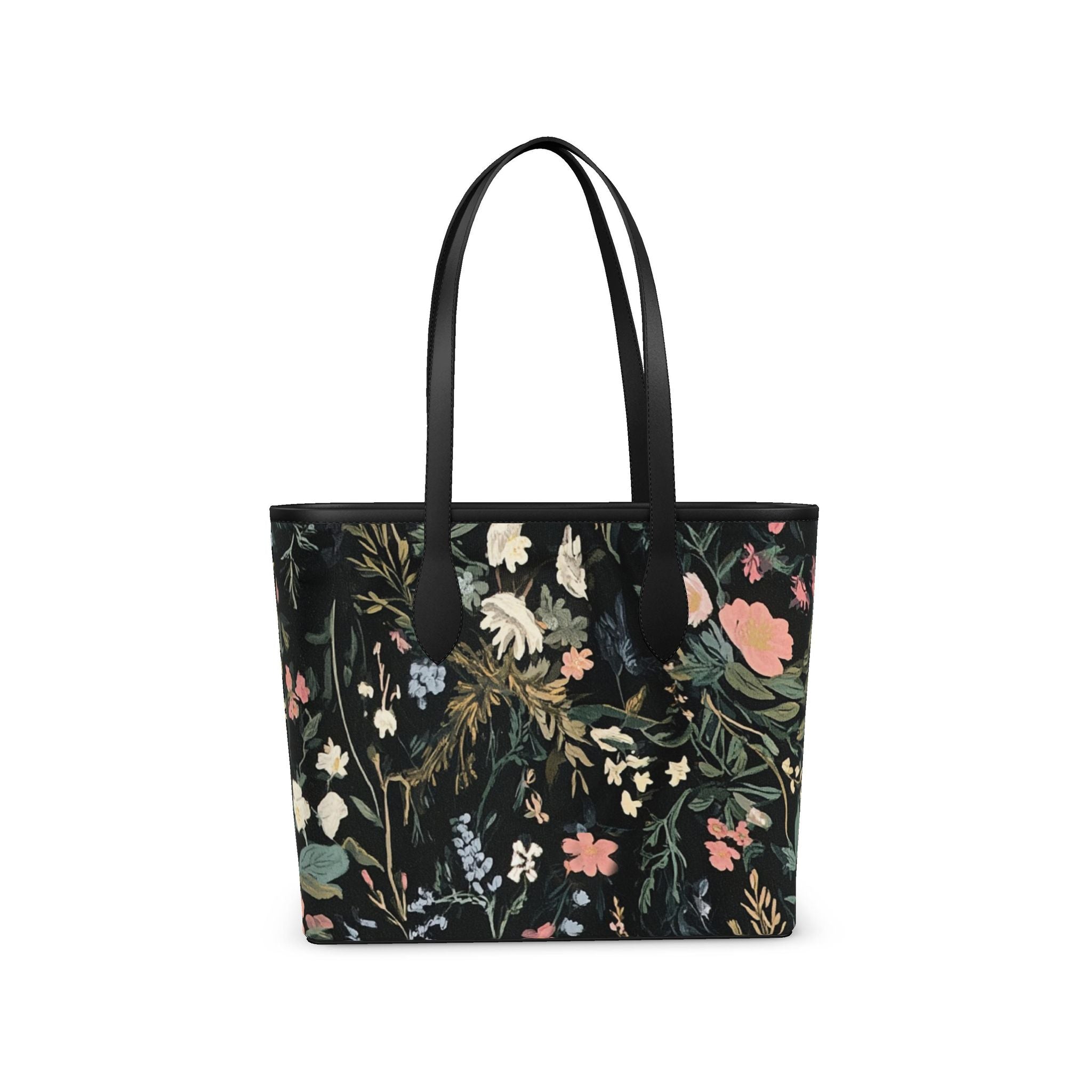 Midnight Garden Meadow Leather City Shopper