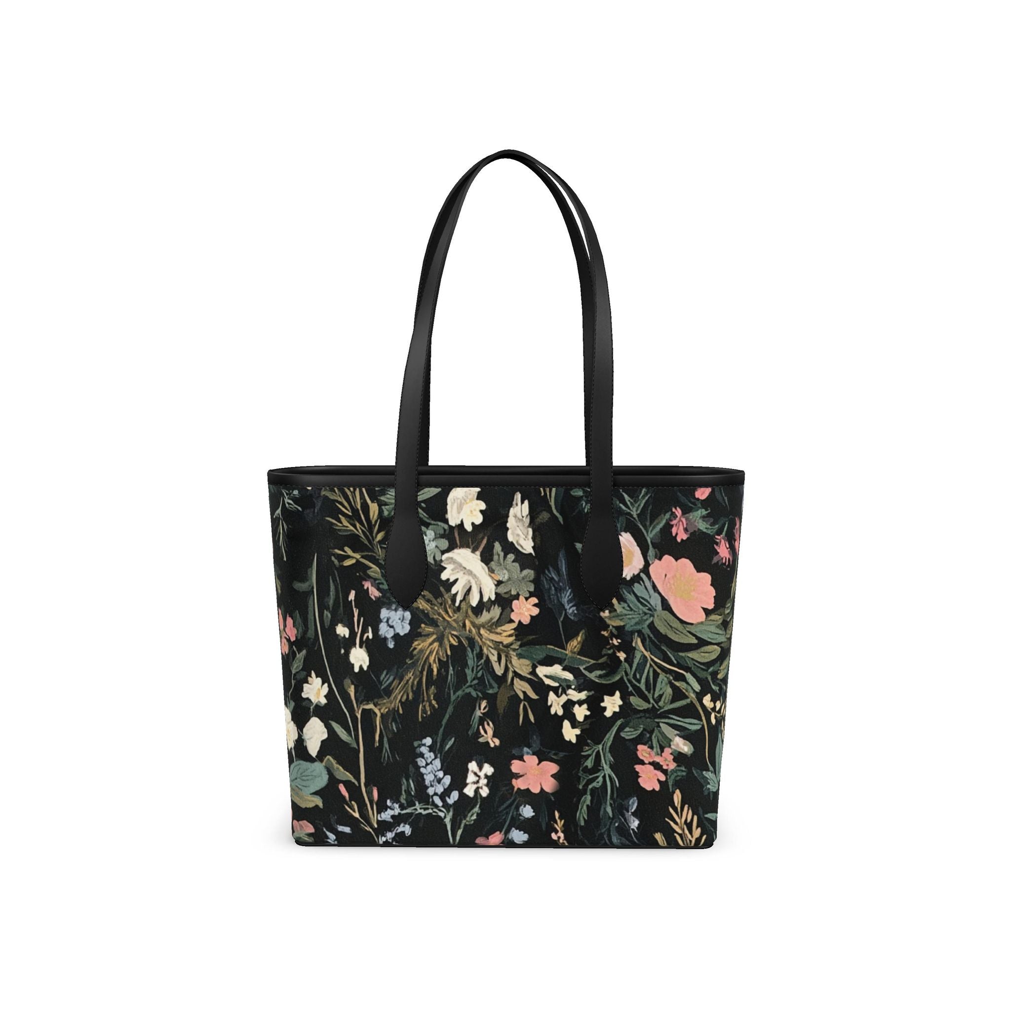 Midnight Garden Meadow Leather City Shopper
