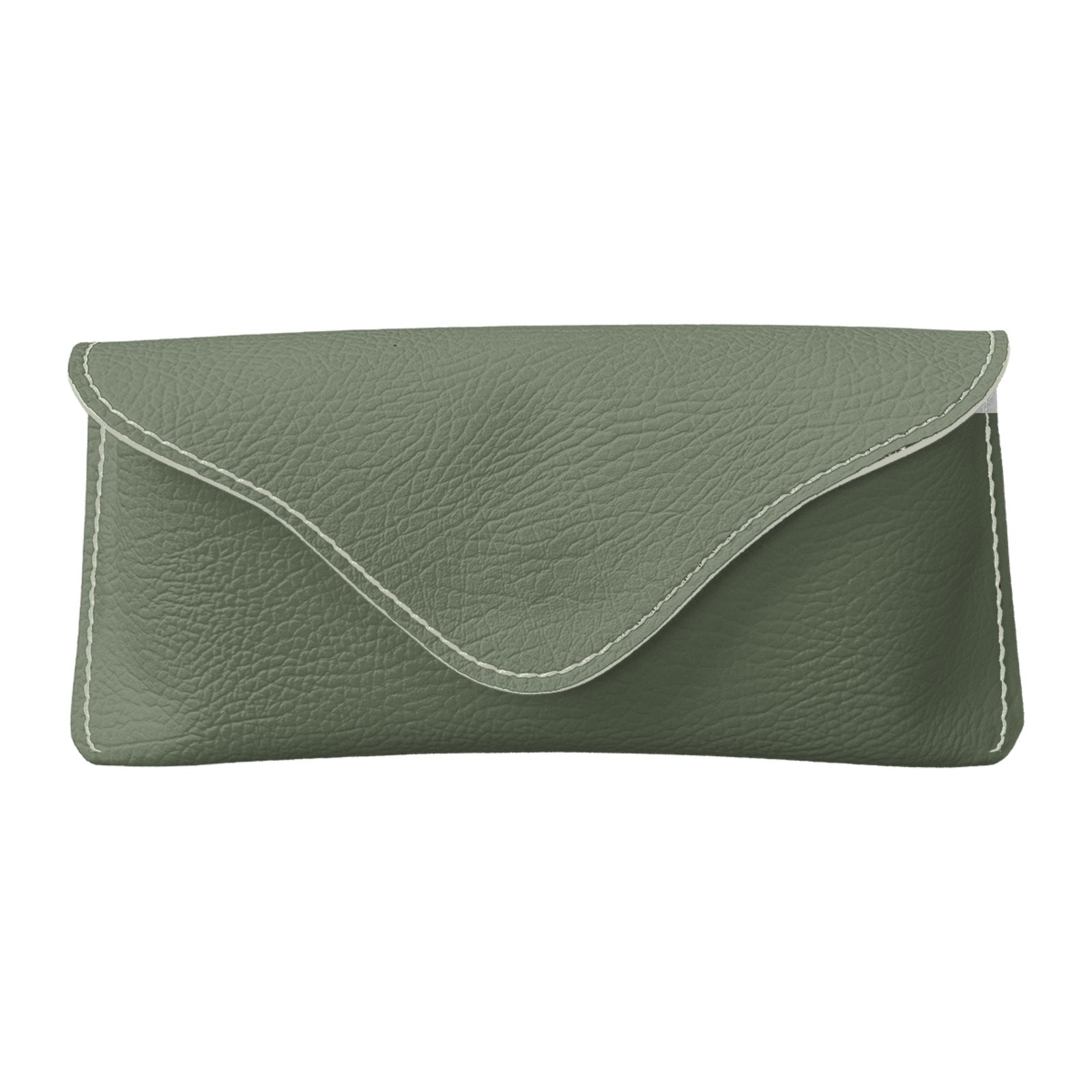 Midnight Garden Leather Glasses Case in Juniper
