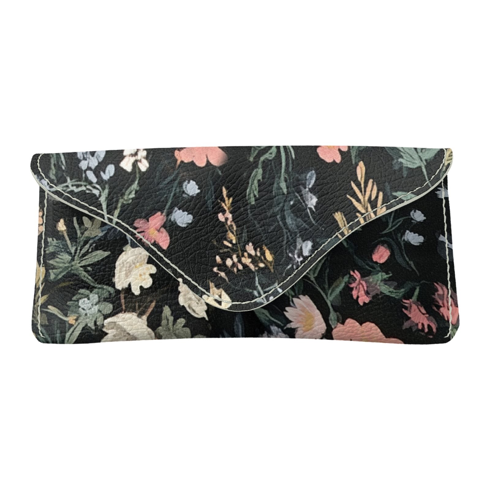 Midnight Garden Meadow Leather Glasses Case