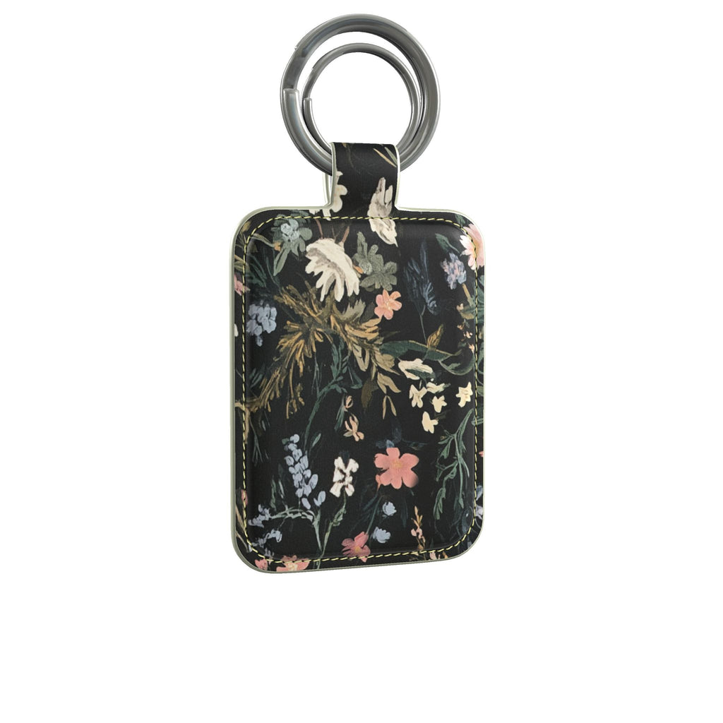 Midnight Garden Meadow Leather Keyring