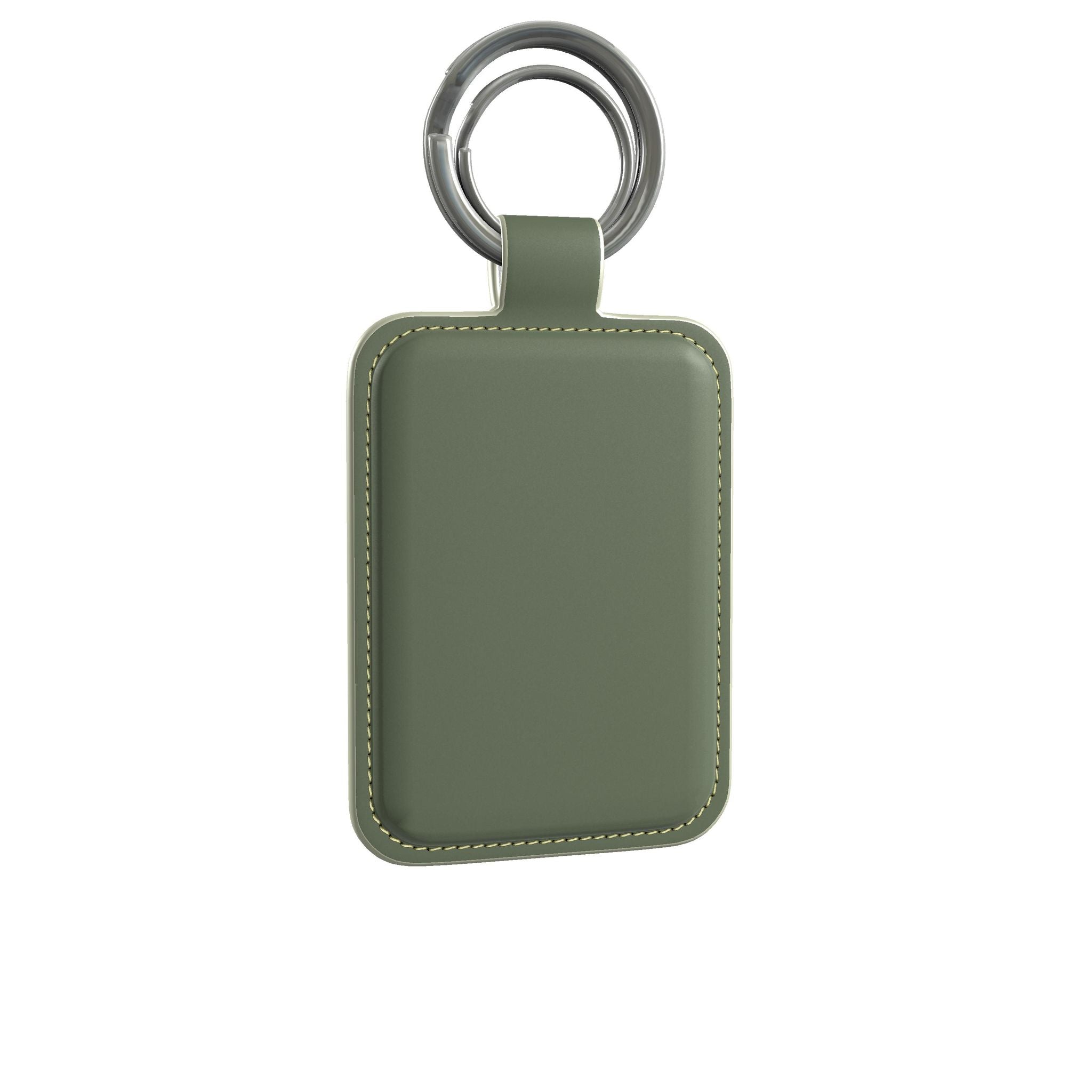 Leather Keyring in Juniper