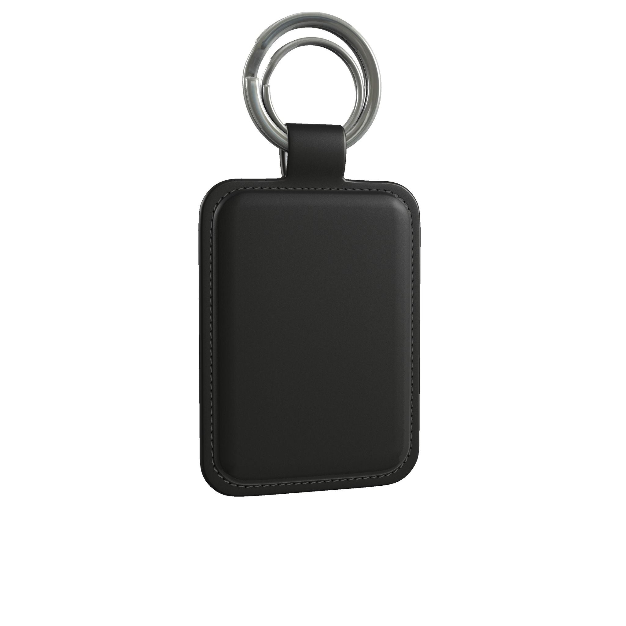 Leather Keyring in Midnight