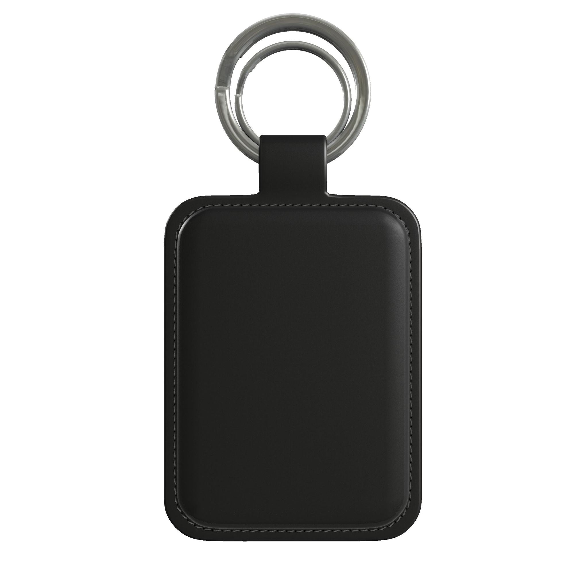 Leather Keyring in Midnight