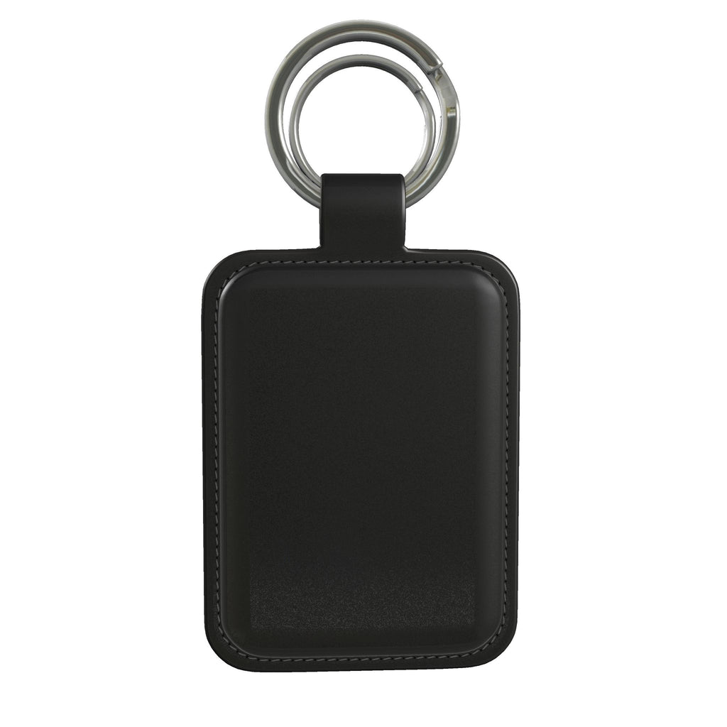 Leather Keyring in Midnight