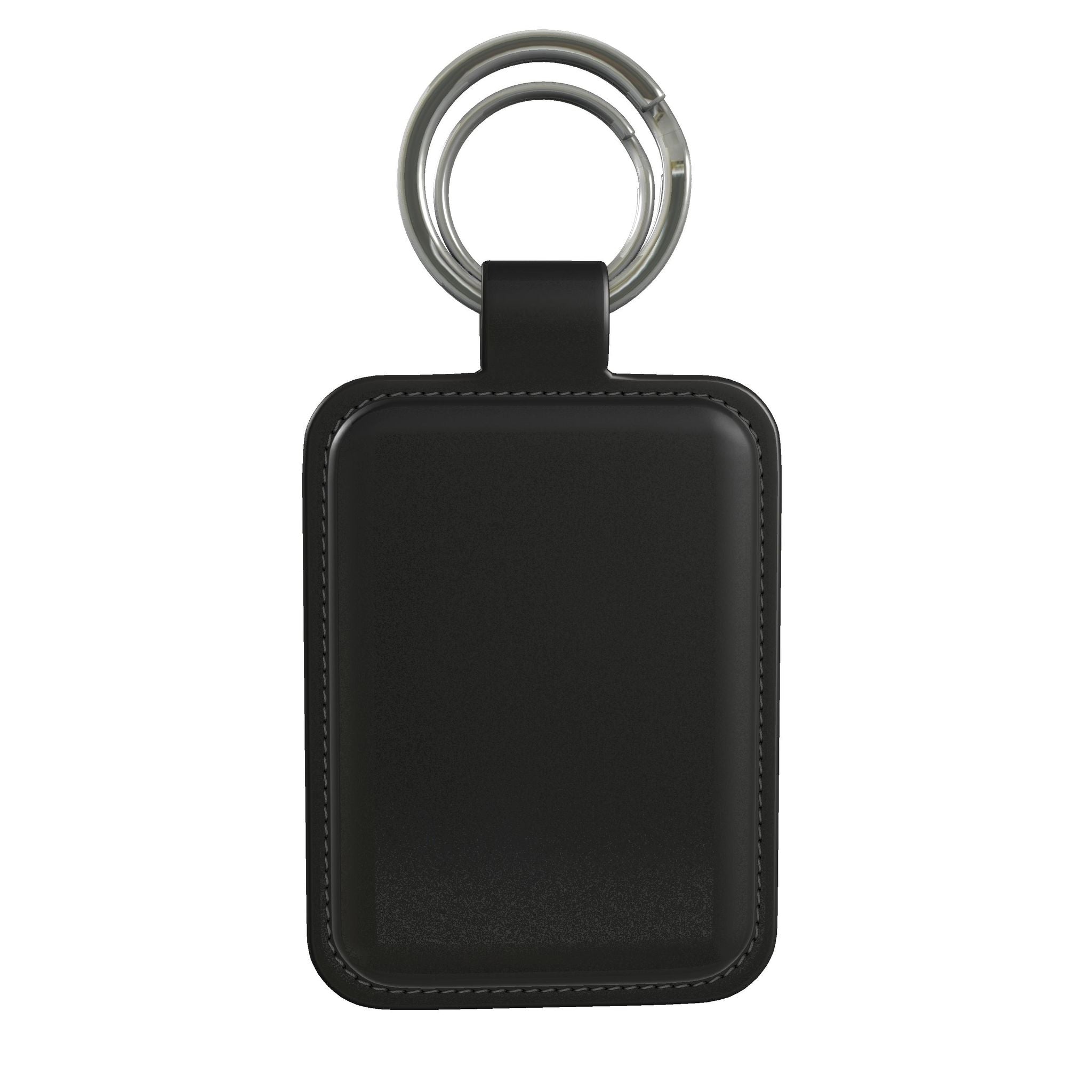 Leather Keyring in Midnight