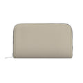 Large Leather Zip Wallet in Dune