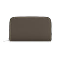 Large Leather Zip Wallet in Expresso