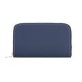 Large Leather Zip Wallet in Harbor