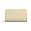 Large Leather Zip Wallet in Buttercup