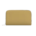 Large Leather Zip Wallet in Marigold