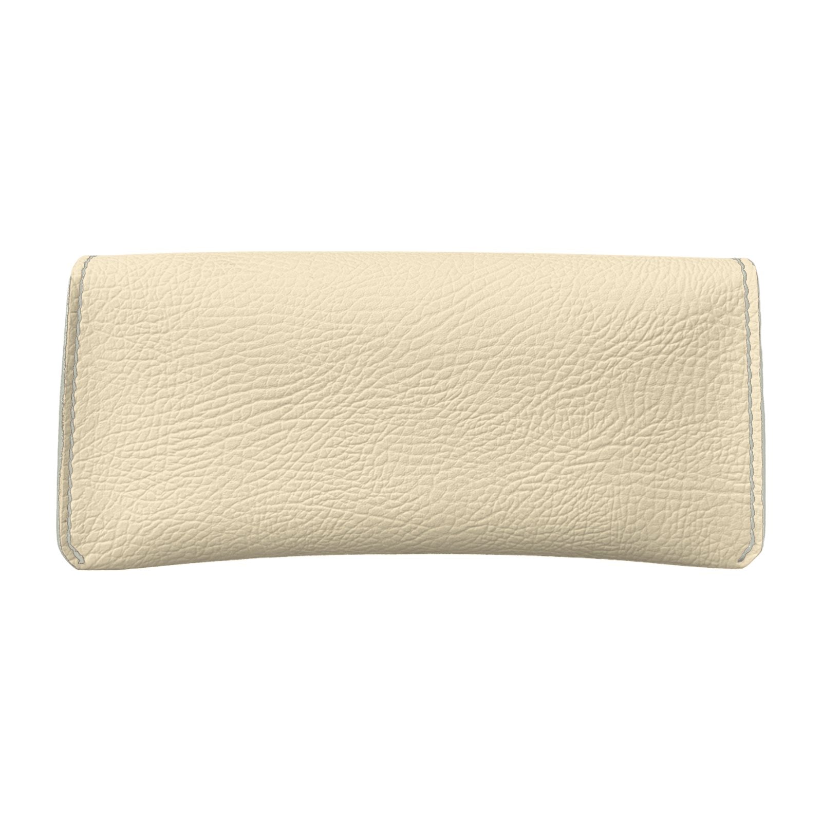 Solid Color Leather  Glasses Case in Buttercup